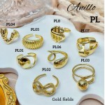 #A Anillos Tipo Chunky Oro Chino 