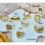 #A Anillos Tipo Chunky Oro Chino 