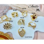 #A Anillos Tipo Chunky Oro Chino 