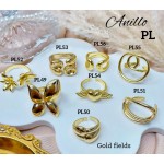 #A Anillos Tipo Chunky Oro Chino 