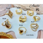 #A Anillos Tipo Chunky Oro Chino 