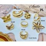 #A Anillos Tipo Chunky Oro Chino 