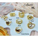 #A Anillos Tipo Chunky Oro Chino 