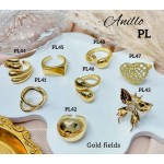 #A Anillos Tipo Chunky Oro Chino 