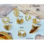 #A Anillos Tipo Chunky Oro Chino 