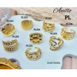 #A Anillos Tipo Chunky Oro Chino 