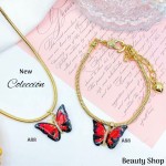 #1 juego cadena con pulsera gold field