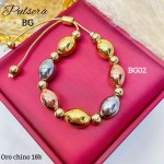 pulsera balin oro chino 