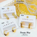 #1 zarcillo gold field lujos #PQ