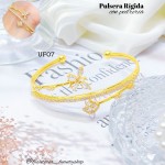 pulsera rígida full pedrería 