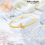 pulsera rígida full pedrería 