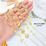 Pulsera en tendencia oro chino 