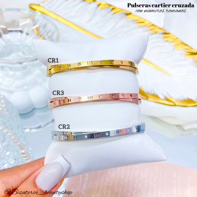 pulsera cartier con número romano