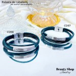 pulsera caballero lujos de marca acero inoxitable 