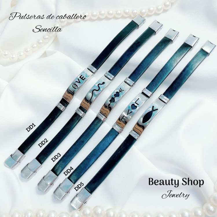 pulsera caballero sencilla