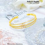pulsera rígida full pedrería 
