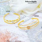 pulsera rígida full pedrería 
