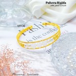 pulsera rígida full pedrería 