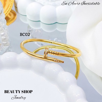 Pulsera en tendencia de acero 