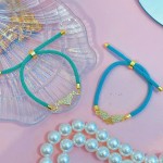 pulsera ajustable color con dije para dia de las madres 12& 