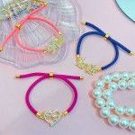 pulsera ajustable color con dije para dia de las madres 12& 