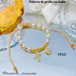 #01 Pulseras perla con 2 tije  &11  (*1.75)