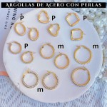 Argolla acero figura lisa (p:1.7-m:1.9-g:1.2) 7.2-8-8.5&