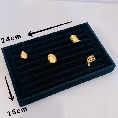 exhibidor anillo negro 19.50&