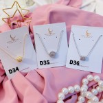 #D cadena con charms  solo dije 1.85$ (12.50&-14&ajustable)