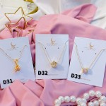 #D cadena con charms  solo dije 1.85$ (12.50&-14&ajustable)