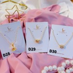 #D cadena con charms  solo dije 1.85$ (12.50&-14&ajustable)
