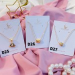 #D cadena con charms  solo dije 1.85$ (12.50&-14&ajustable)