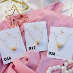 #D cadena con charms  solo dije 1.85$ (12.50&-14&ajustable)