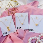 #D cadena con charms  solo dije 1.85$ (12.50&-14&ajustable)