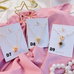 #D cadena con charms  solo dije 1.85$ (12.50&-14&ajustable)