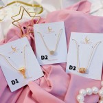 #D cadena con charms  solo dije 1.85$ (12.50&-14&ajustable)