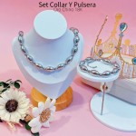 set de collar con pulsera oro chino 34&