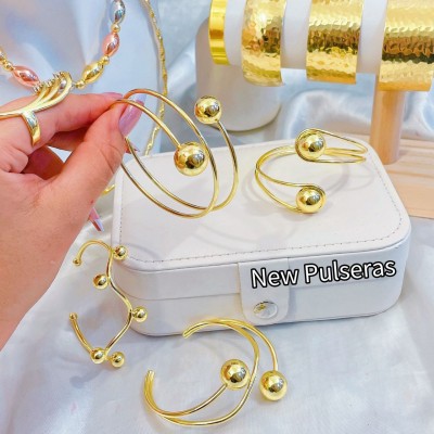pulsera de lujo bano 18k 15&