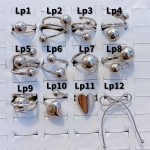 #L anillos tipos chunky oro chino plateado 9.50&