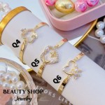 #Q Pulsera Rígidas con Dije Lujo  13.50&