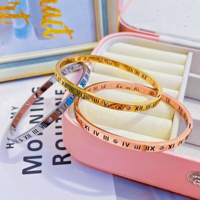 pulsera numero romano acero inoxidable 19.50&