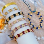 pulsera doble cuadro ajustable 13.50&