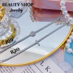 Pulsera elegante con Piedra Oro Chino 15&