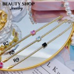 Pulsera elegante con Piedra Oro Chino 15&