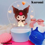 lampara sanrio-tulipan y torta cumpleanos