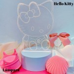 lampara sanrio-tulipan y torta cumpleanos