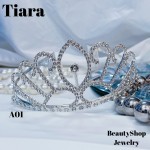 corona con pedreria elegante m