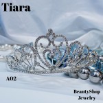 corona con pedreria elegante m