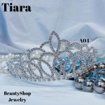 corona con pedreria elegante m