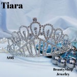 corona con pedreria elegante m